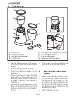 Preview for 9 page of Gaggia Coffee Grinder Mod. MM Steel Operating Instructions Manual