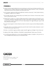 Preview for 4 page of Gaggia CONCETTO ER Operating Instructions Manual