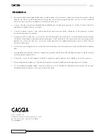 Preview for 4 page of Gaggia Concetto Operating Instructions Manual