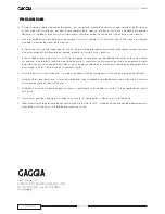 Preview for 100 page of Gaggia Concetto Operating Instructions Manual