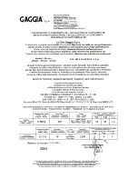 Preview for 2 page of Gaggia D90 Evolution Operating Instructions Manual