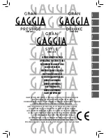 Предварительный просмотр 1 страницы Gaggia DELUXE Operating Instructions Manual