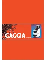 Gaggia DM 1075/20 User Manual preview