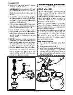 Preview for 16 page of Gaggia EVOLUTION Operating Instructions Manual