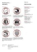 Preview for 2 page of Gaggia Gaggia RI8327/08 Specifications