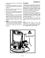 Предварительный просмотр 13 страницы Gaggia GLMEX013MENBIC Instructions Manual