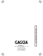 Preview for 114 page of Gaggia KIII Operating Instructions Manual