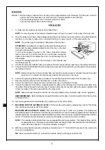 Preview for 11 page of Gaggia PORTADA Operating Instructions Manual