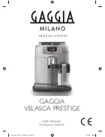 Preview for 1 page of Gaggia RI8263 User Manual