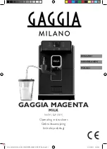 Preview for 1 page of Gaggia RI8701 Operating Instructions Manual