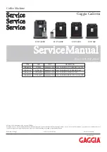 Gaggia SUP 049 Service Manual предпросмотр