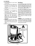 Предварительный просмотр 23 страницы Gaggia Topazio Operating Instructions Manual