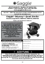 Предварительный просмотр 53 страницы GAGGLE Odyssey 9908703 Assembly Instructions Manual