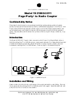 GAI-Tronics 1931888-3011 Installation And Wiring preview