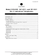 GAI-Tronics 226-002 User Manual preview