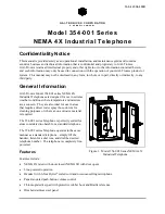 GAI-Tronics 354-001 series User Manual preview