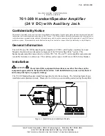 Preview for 1 page of GAI-Tronics 701-309 Quick Manual