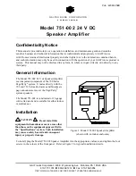 GAI-Tronics 751-002 Quick Manual preview