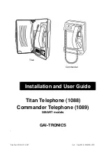 GAI-Tronics Commander SMART Installation And User Manual preview