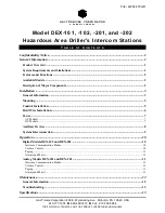 GAI-Tronics DEX-101 Manual предпросмотр