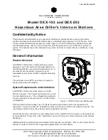 Preview for 2 page of GAI-Tronics DEX-103 Manual