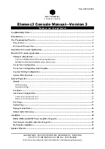 Preview for 1 page of GAI-Tronics Elemec3 013-02-0095-002 Console Manual