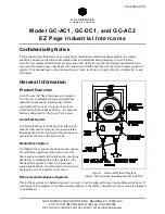 GAI-Tronics GC-AC1 Manual preview