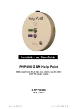 Preview for 1 page of GAI-Tronics Help Point PHP400 GSM Installation And User Manual