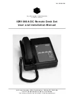 GAI-Tronics IDR1000A User And Installation Manual preview