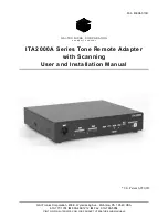 GAI-Tronics ITA2000A Series User And Installation Manual preview