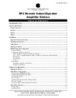 GAI-Tronics SP2 Manual предпросмотр