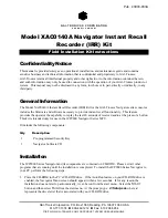 GAI-Tronics XAC0140A Installation Instructions preview