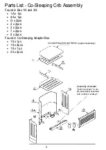 Preview for 3 page of Gaia Baby Complete Sleep/+CoSleep Assembly Instructions Manual