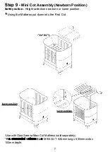 Предварительный просмотр 8 страницы Gaia Baby Complete Sleep+ Assembly Instructions Manual