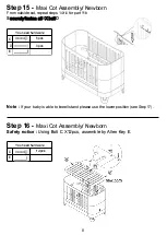 Предварительный просмотр 12 страницы Gaia Baby Complete Sleep+ Assembly Instructions Manual