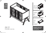 Gaia Baby HERA COT Assembly Instructions Manual preview
