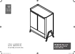 Gaia Baby HERA WARDROBE Assembly Instructions Manual предпросмотр