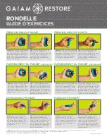 Предварительный просмотр 2 страницы Gaiam restore 05-62342 Exercise Manual