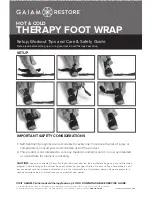 Preview for 2 page of Gaiam restore 05-62932 Instructions For Use