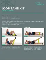 Gaiam restore LOOP BAND KIT Exercise Manual preview