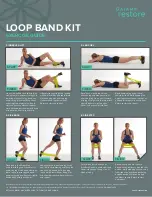 Preview for 2 page of Gaiam restore LOOP BAND KIT Exercise Manual