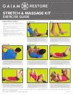 Preview for 1 page of Gaiam restore STRETCH & MASSAGE KIT Exercise Manual