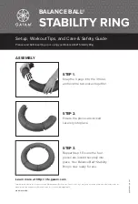 Preview for 2 page of Gaiam 05-62181 Setup, Workout Tips And Care & Safety Manual