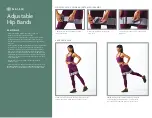 Gaiam Adjustable Hip Bands Quick Start Manual предпросмотр