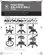 Предварительный просмотр 2 страницы Gaiam BALANCE BALL 05-6255 Setup, Workout Tips And Care & Safety Manual