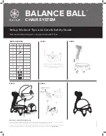 Предварительный просмотр 2 страницы Gaiam BALANCE BALL CHAIR Manual