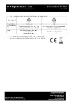 Предварительный просмотр 3 страницы Gainsborough K206 Instructions For Use