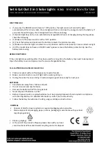 Preview for 2 page of Gainsborough K241 Assembly Instruction And Instructions For Use