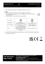 Предварительный просмотр 2 страницы Gainsborough K423 Assembly Instructions/Instructions For Use