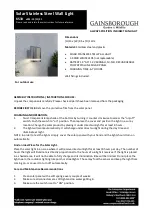Gainsborough K530 Quick Start Manual preview